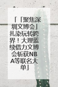 「聚焦深圳文博会」扎染玩转跨界！大理蓝续借力文博会斩获NBA等联名大单