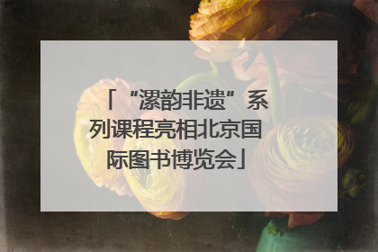 “漯韵非遗”系列课程亮相北京国际图书博览会