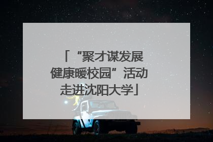 “聚才谋发展 健康暖校园”活动走进沈阳大学