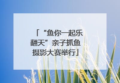 “鱼你一起乐翻天”亲子抓鱼摄影大赛举行