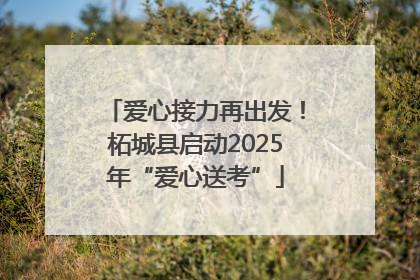 爱心接力再出发！柘城县启动2025年“爱心送考”
