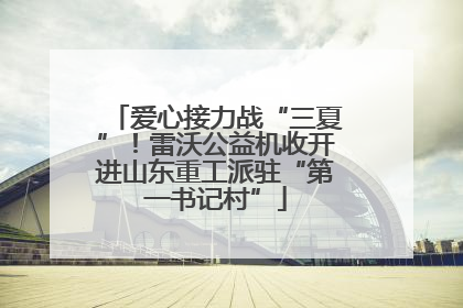 爱心接力战“三夏”！雷沃公益机收开进山东重工派驻“第一书记村”