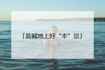 盐碱地上好“丰”景