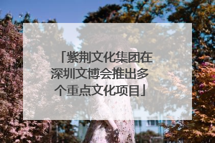 紫荆文化集团在深圳文博会推出多个重点文化项目