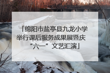 绵阳市盐亭县九龙小学举行课后服务成果展暨庆“六一”文艺汇演