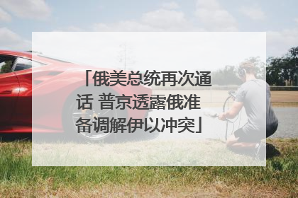 俄美总统再次通话 普京透露俄准备调解伊以冲突