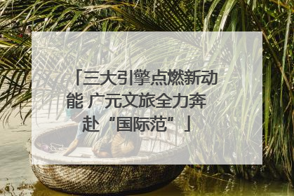 三大引擎点燃新动能 广元文旅全力奔赴“国际范”