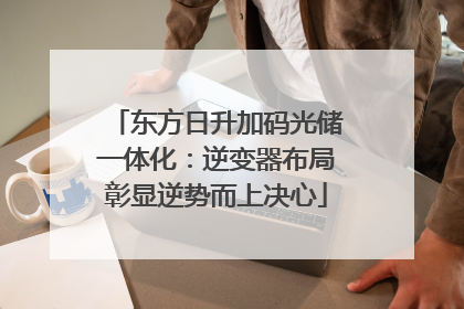 东方日升加码光储一体化：逆变器布局彰显逆势而上决心