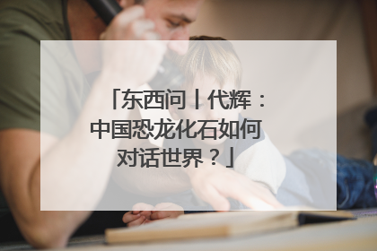 东西问丨代辉：中国恐龙化石如何对话世界？
