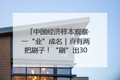 中国经济样本观察·一“业”成名｜真有两把刷子！“刷”出30亿级“颜值经济”