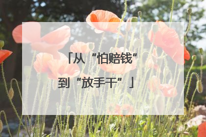 从“怕赔钱”到“放手干”