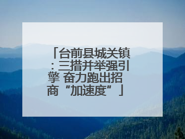 台前县城关镇：三措并举强引擎 奋力跑出招商“加速度”