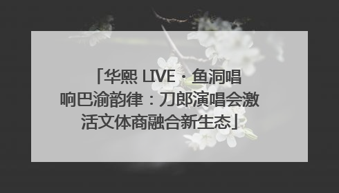 华熙 LIVE・鱼洞唱响巴渝韵律：刀郎演唱会激活文体商融合新生态
