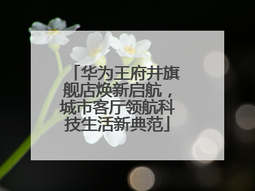 华为王府井旗舰店焕新启航，城市客厅领航科技生活新典范