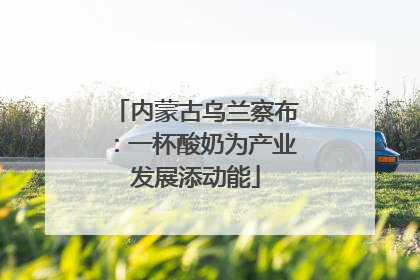 内蒙古乌兰察布：一杯酸奶为产业发展添动能