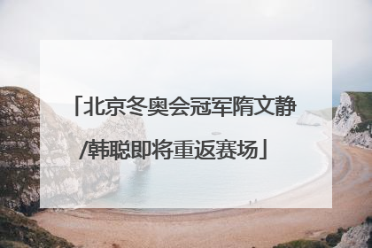 北京冬奥会冠军隋文静/韩聪即将重返赛场