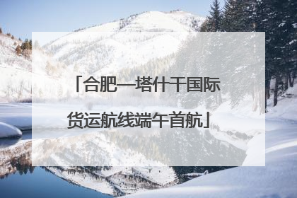 合肥—塔什干国际货运航线端午首航