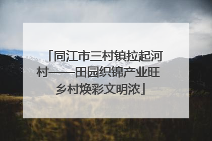 同江市三村镇拉起河村——田园织锦产业旺 乡村焕彩文明浓
