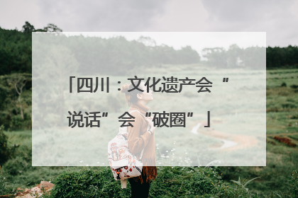 四川：文化遗产会“说话”会“破圈”
