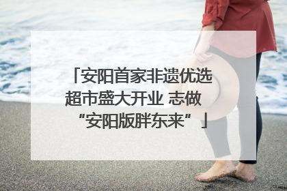 安阳首家非遗优选超市盛大开业 志做“安阳版胖东来”