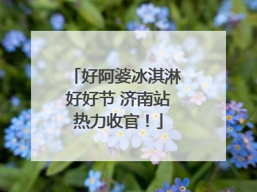 好阿婆冰淇淋好好节 济南站热力收官！