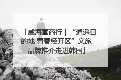 威海营商行｜“逍遥目的地 青春经开区”文旅品牌推介走进韩国