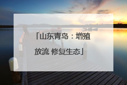 山东青岛：增殖放流 修复生态