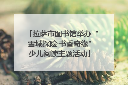 拉萨市图书馆举办“雪域探险·书香奇缘”少儿阅读主题活动