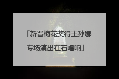 新晋梅花奖得主孙娜专场演出在石唱响