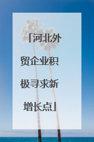 河北外贸企业积极寻求新增长点