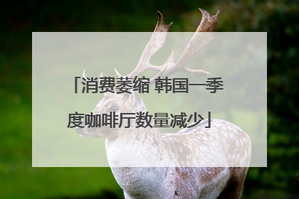 消费萎缩 韩国一季度咖啡厅数量减少