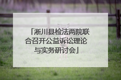 淅川县检法两院联合召开公益诉讼理论与实务研讨会