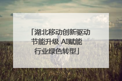 湖北移动创新驱动节能升级 AI赋能行业绿色转型