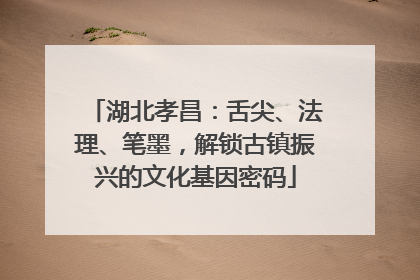 湖北孝昌：舌尖、法理、笔墨，解锁古镇振兴的文化基因密码