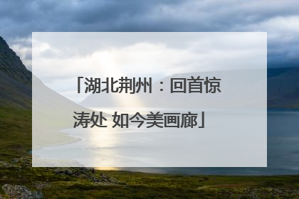 湖北荆州：回首惊涛处 如今美画廊