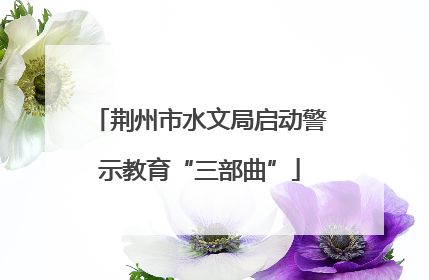 荆州市水文局启动警示教育“三部曲”