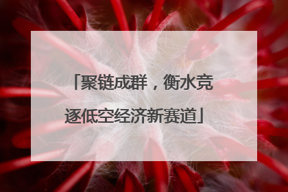 聚链成群，衡水竞逐低空经济新赛道