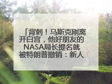 背刺！马斯克刚离开白宫，他好朋友的NASA局长提名就被特朗普撤销：新人选要在太空实现“美国优先”
