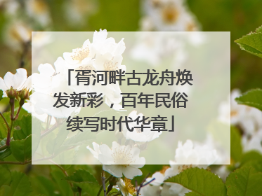 胥河畔古龙舟焕发新彩，百年民俗续写时代华章