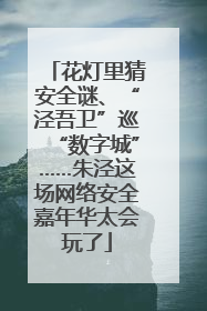 花灯里猜安全谜、“泾吾卫”巡“数字城”……朱泾这场网络安全嘉年华太会玩了