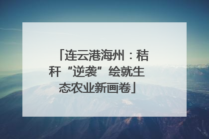 连云港海州：秸秆“逆袭”绘就生态农业新画卷