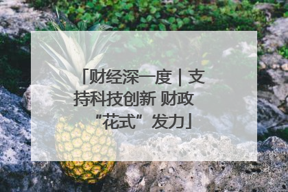 财经深一度｜支持科技创新 财政“花式”发力