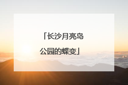 长沙月亮岛公园的蝶变