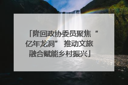 隆回政协委员聚焦“亿年龙洞” 推动文旅融合赋能乡村振兴