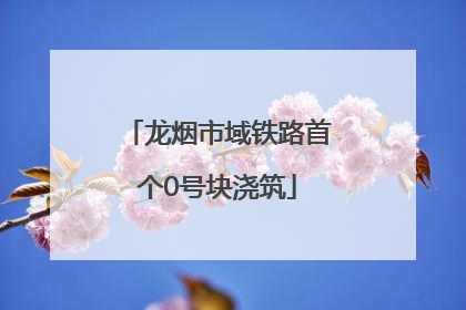 龙烟市域铁路首个0号块浇筑
