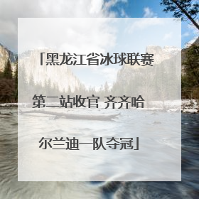 黑龙江省冰球联赛第二站收官 齐齐哈尔兰迪一队夺冠