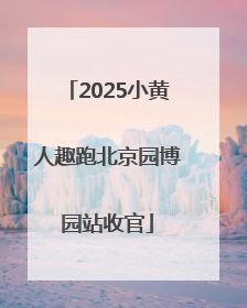 2025小黄人趣跑北京园博园站收官